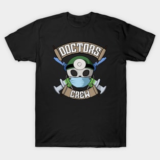 Doctors crew Jolly Roger pirate flag T-Shirt